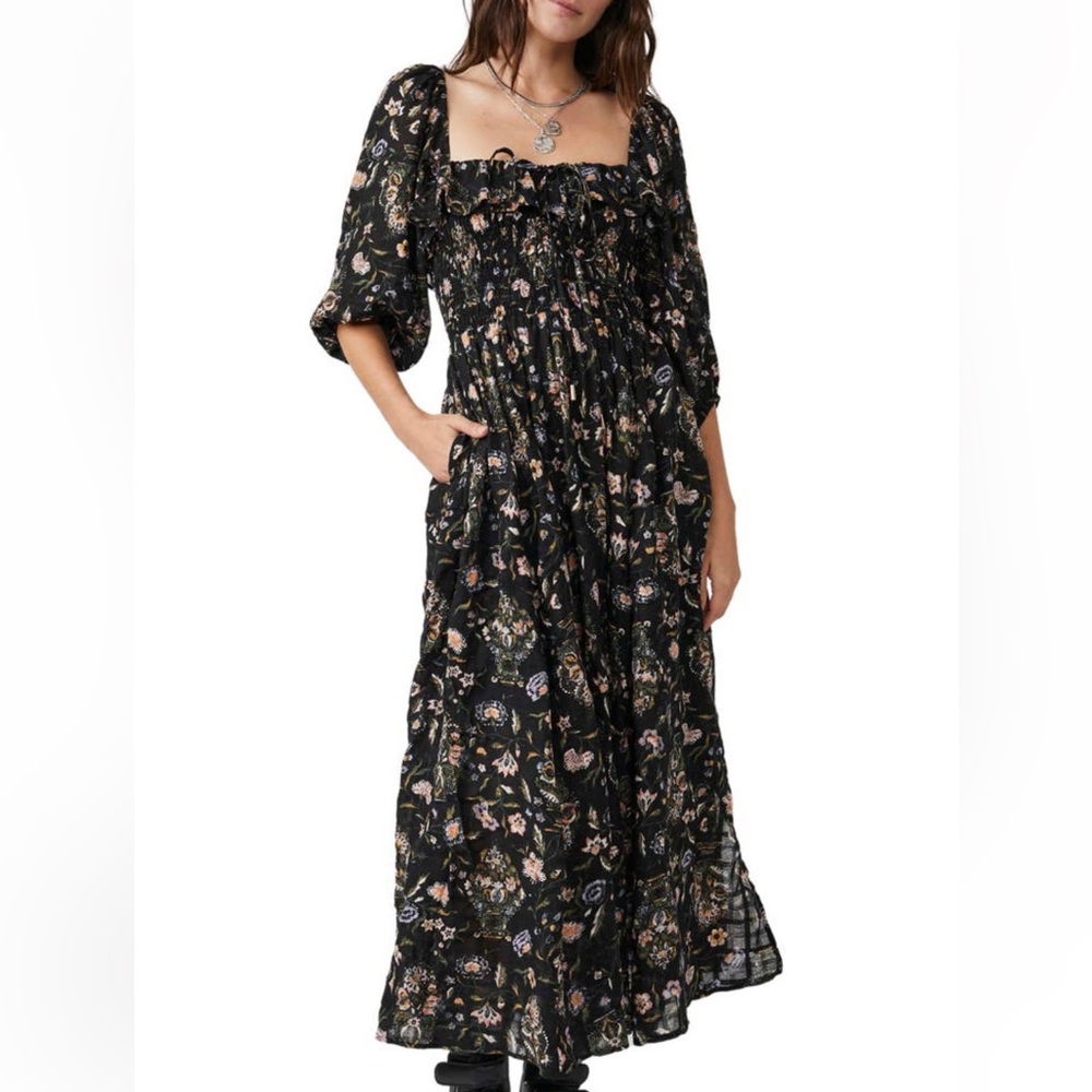 Free People Oasis Printed Midi